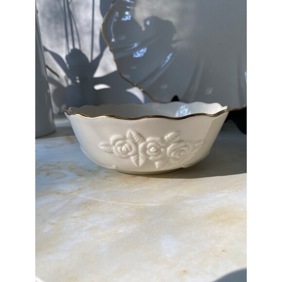Lenox Gold Trim Bowl - Etsy Lenox gold plated rim bowl